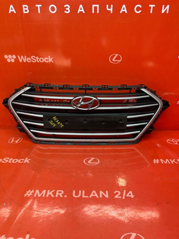 Решетка в бампер - Hyundai Avante